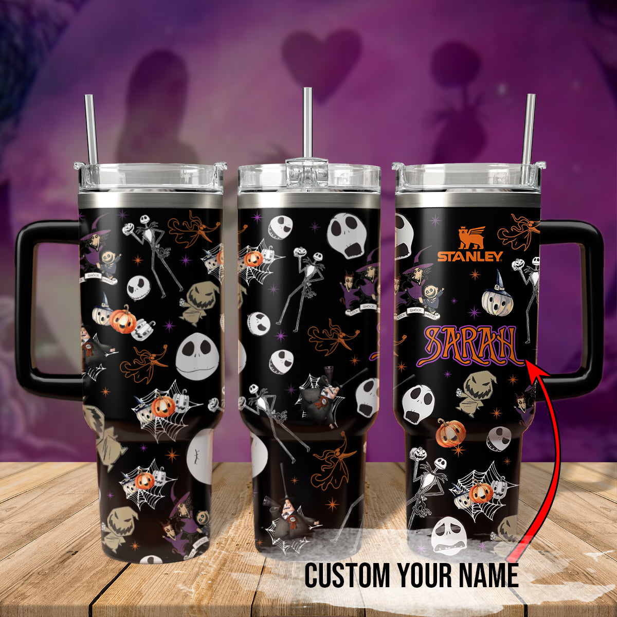 The Nightmare Before Christmas Movies Custom Stanley Cup 40 oz 30 oz Tumbler With HandleTVC2301547