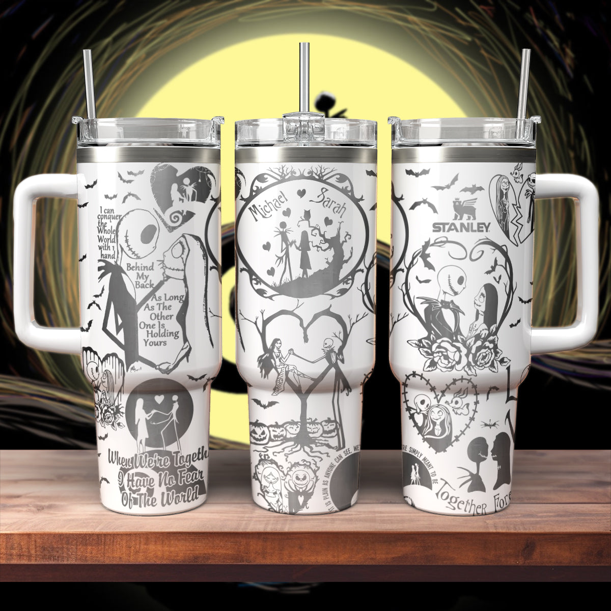 The Nightmare Before Christmas Movies Custom Stanley Cup 40 oz 30 oz Tumbler With HandleTVC2301548