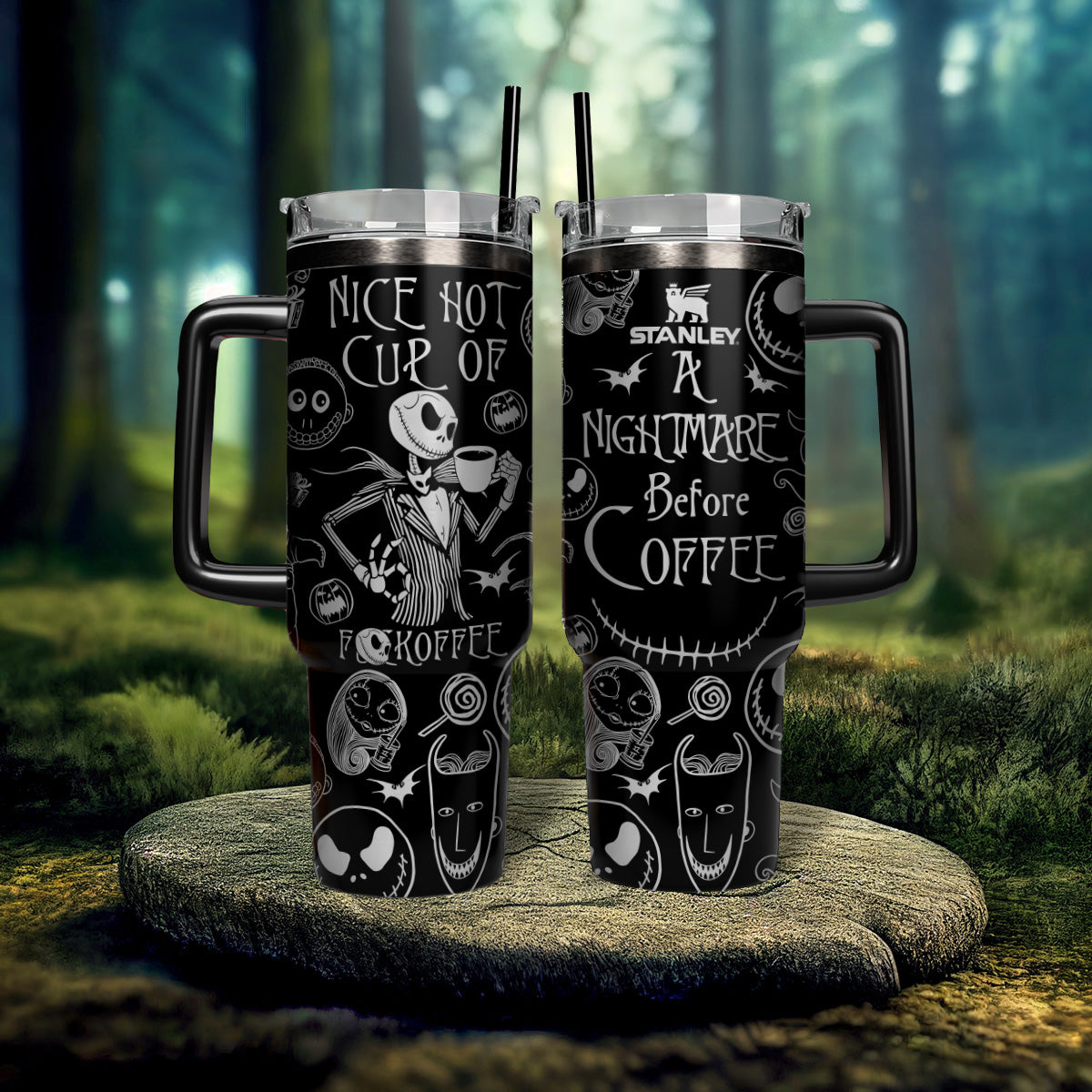 The Nightmare Before Christmas Movies Custom Stanley Cup 40 oz 30 oz Tumbler With HandleTVC2301549
