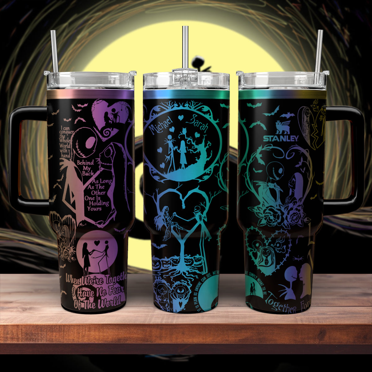 The Nightmare Before Christmas Movies Custom Stanley Cup 40 oz 30 oz Tumbler With HandleTVC2301549