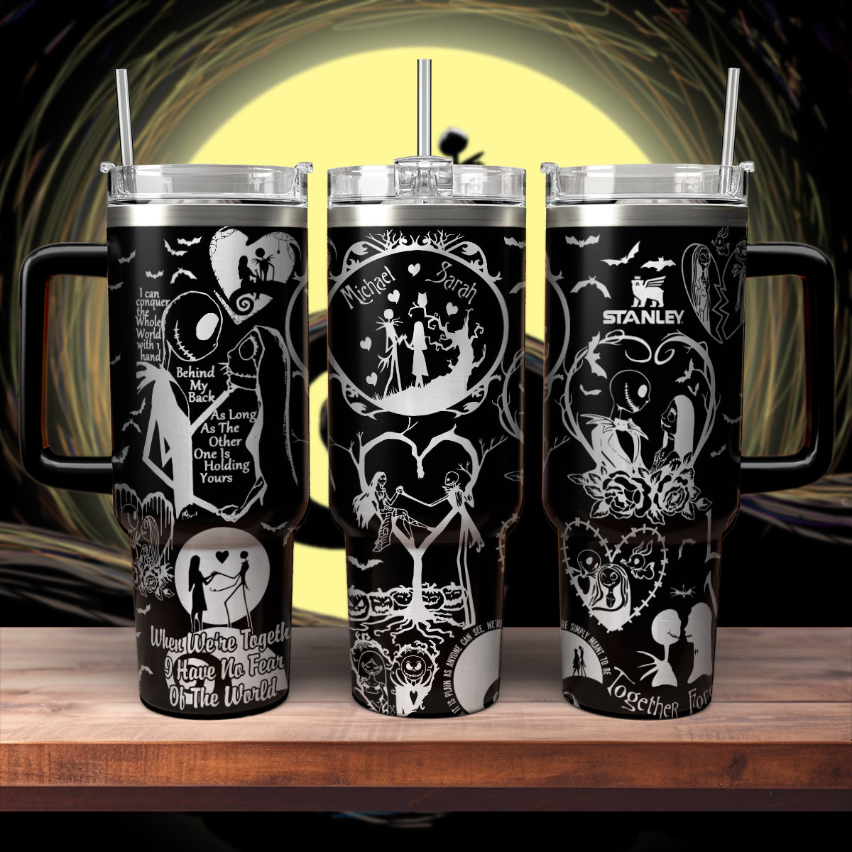 The Nightmare Before Christmas Movies Custom Stanley Cup 40 oz 30 oz Tumbler With HandleTVC2301549