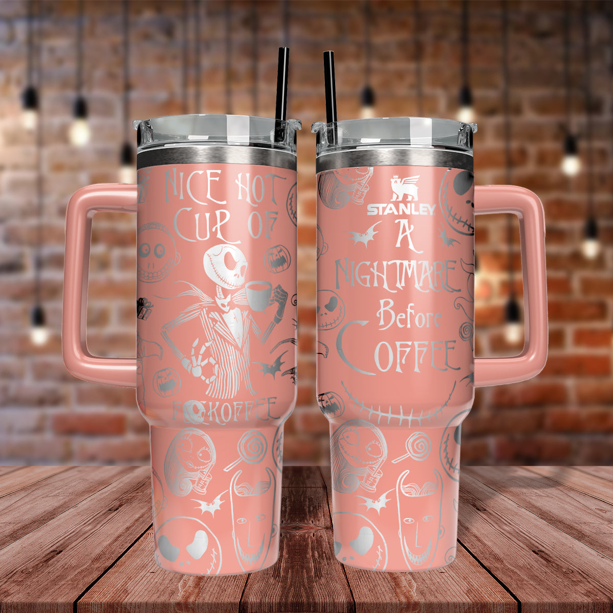 The Nightmare Before Christmas Movies Custom Stanley Cup 40 oz 30 oz Tumbler With HandleTVC2301549