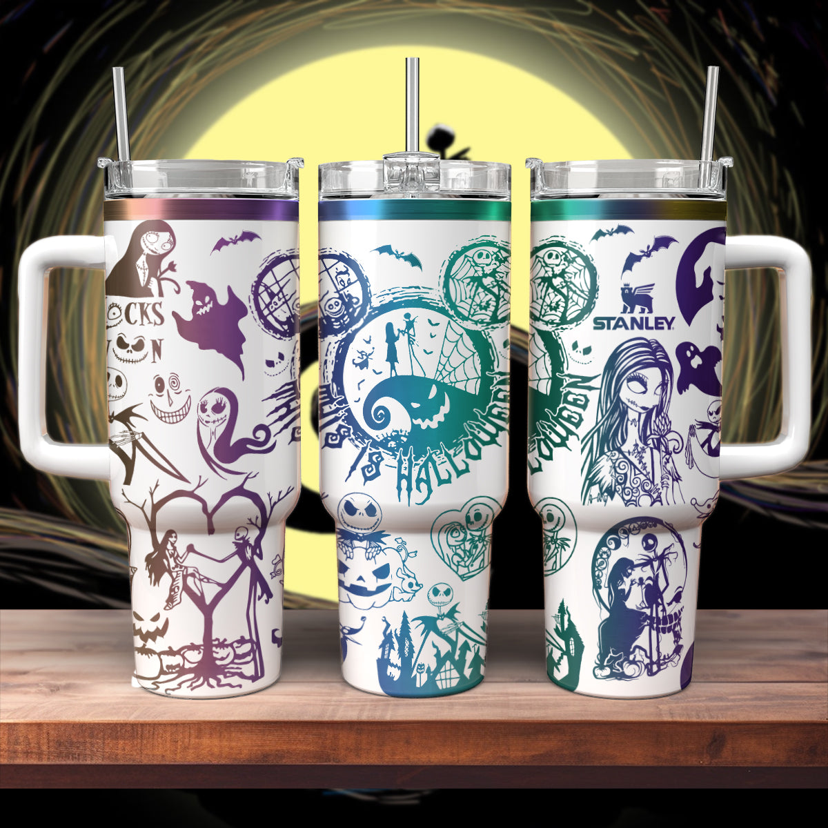 The Nightmare Before Christmas Movies Custom Stanley Cup 40 oz 30 oz Tumbler With HandleTVC2301554