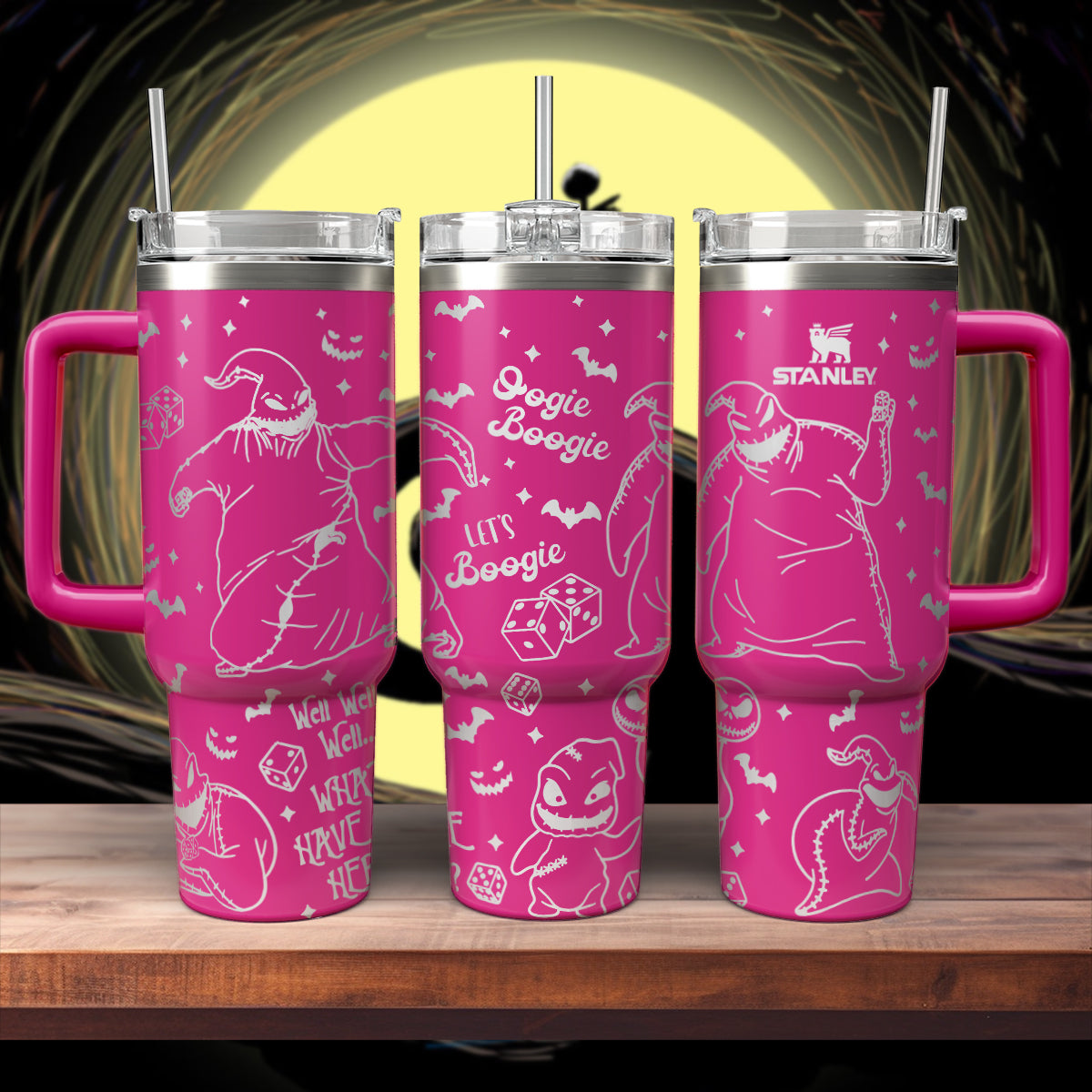 The Nightmare Before Christmas Movies Custom Stanley Cup 40 oz 30 oz Tumbler With HandleTVC2301554