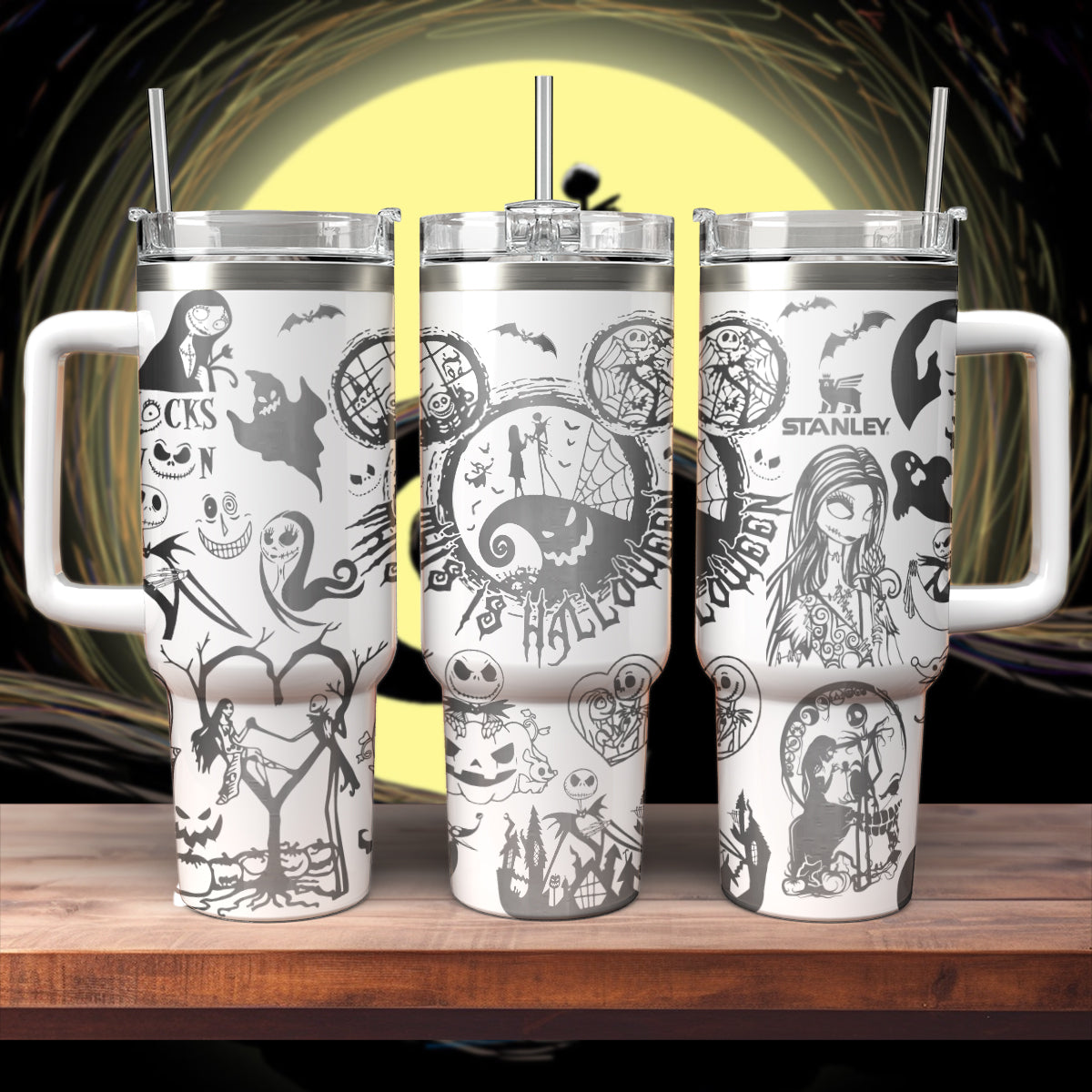 The Nightmare Before Christmas Movies Custom Stanley Cup 40 oz 30 oz Tumbler With HandleTVC2301554