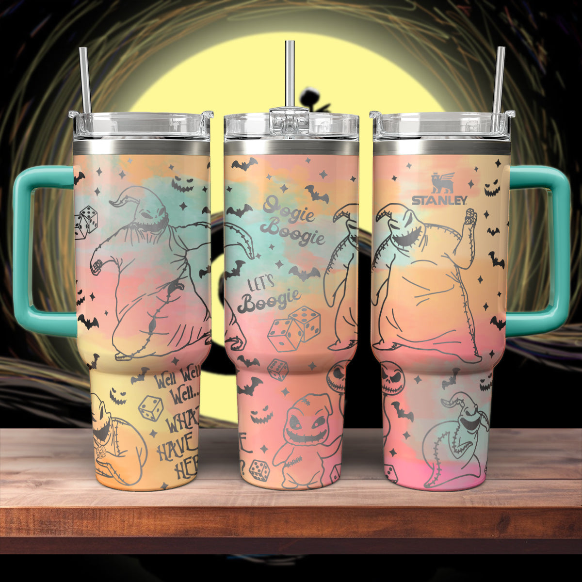 The Nightmare Before Christmas Movies Custom Stanley Cup 40 oz 30 oz Tumbler With HandleTVC2301554