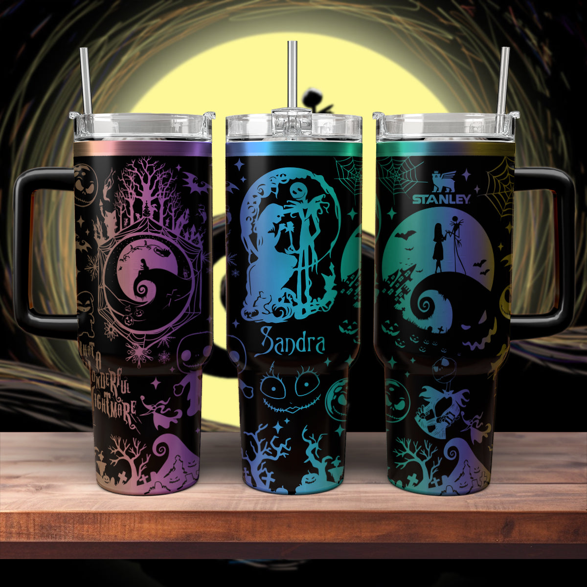 The Nightmare Before Christmas Movies Custom Stanley Cup 40 oz 30 oz Tumbler With HandleTVC2301554