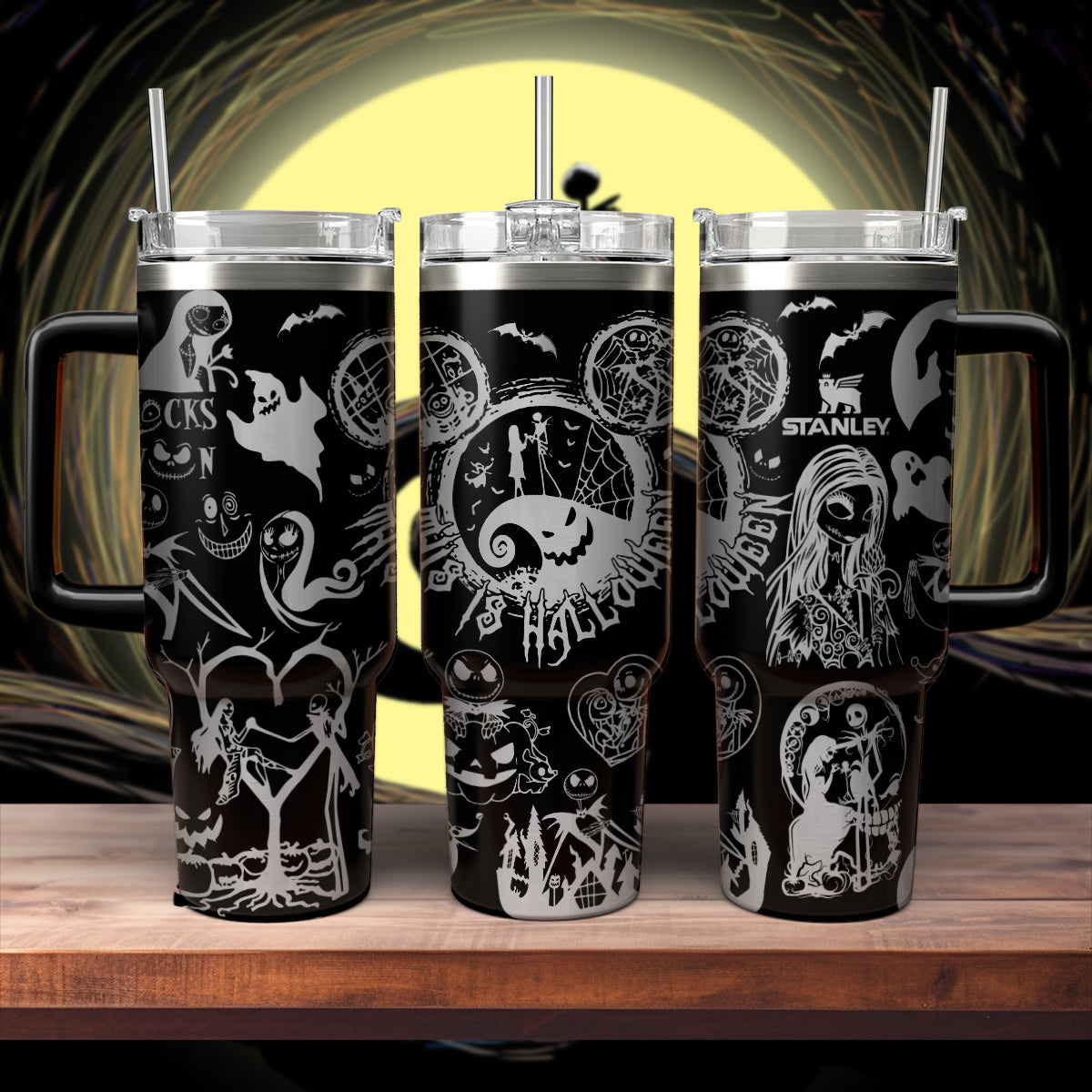 The Nightmare Before Christmas Movies Custom Stanley Cup 40 oz 30 oz Tumbler With HandleTVC2301554