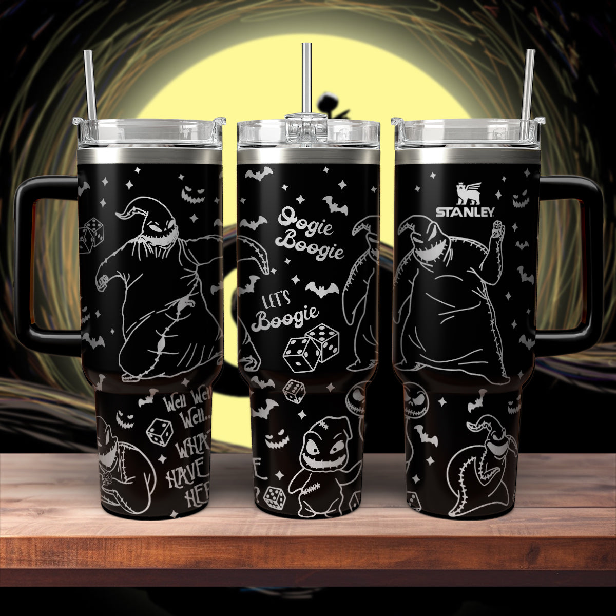 The Nightmare Before Christmas Movies Custom Stanley Cup 40 oz 30 oz Tumbler With HandleTVC2301554