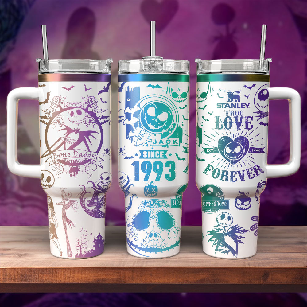 The nightmare Before Christmas Movies Custom Stanley Cup 40 oz 30 oz Tumbler With HandleTVC2301555