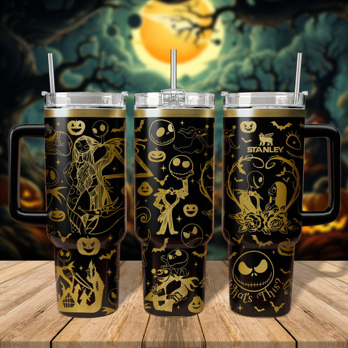 The Nightmare Before Christmas Movies Custom Stanley Cup 40 oz 30 oz Tumbler With HandleTVC2301555