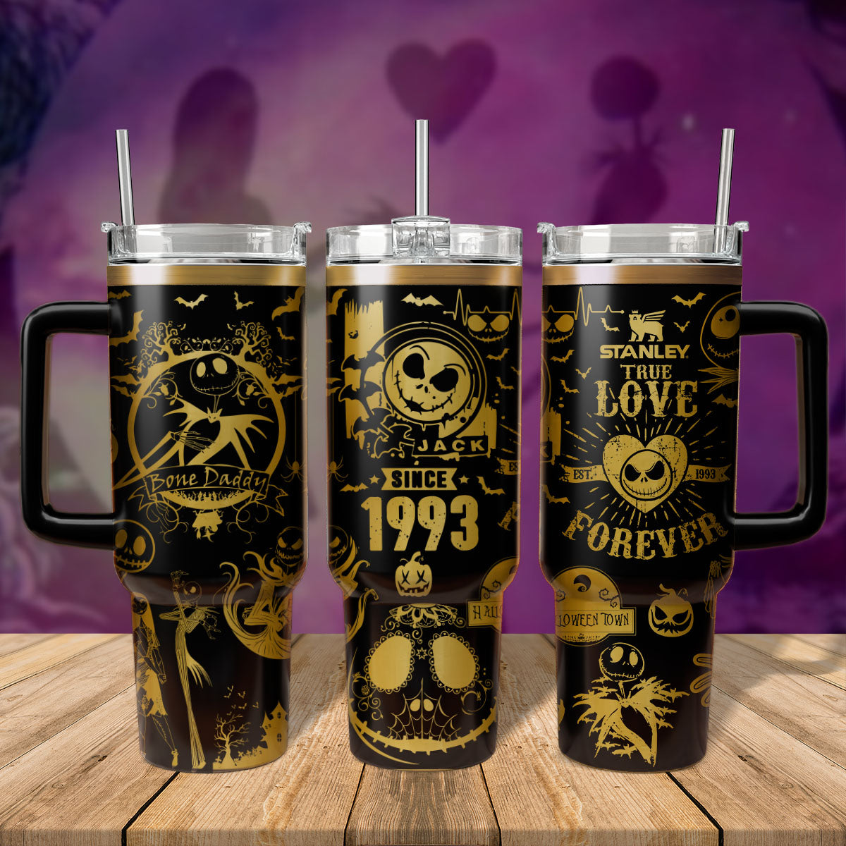 The nightmare Before Christmas Movies Custom Stanley Cup 40 oz 30 oz Tumbler With HandleTVC2301555