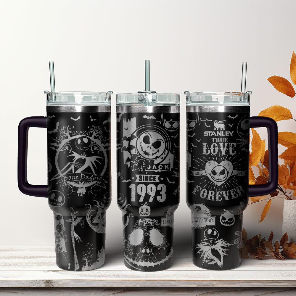 The nightmare Before Christmas Movies Custom Stanley Cup 40 oz 30 oz Tumbler With HandleTVC2301555
