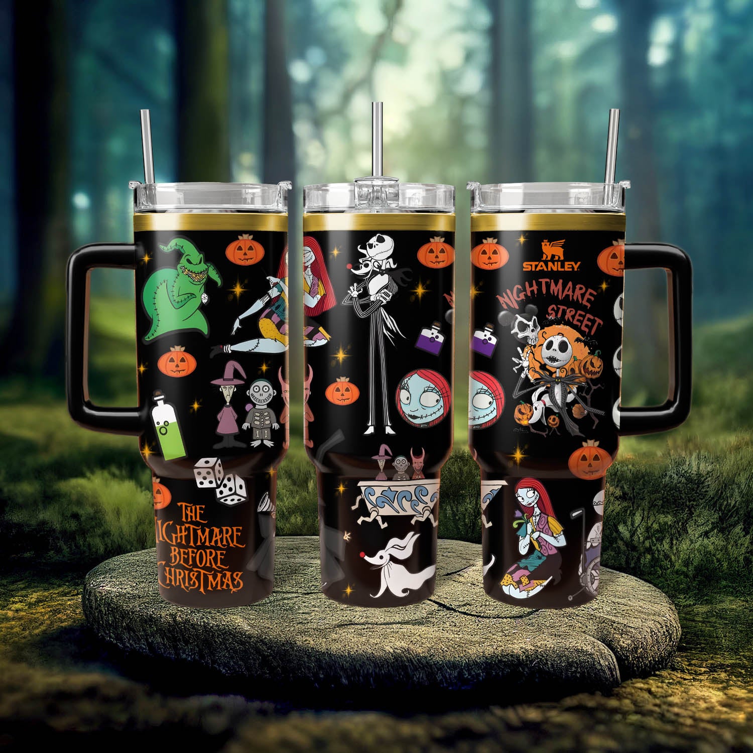 The Nightmare Before Christmas Movies Custom Stanley Cup 40 oz 30 oz Tumbler With HandleTVC2301558