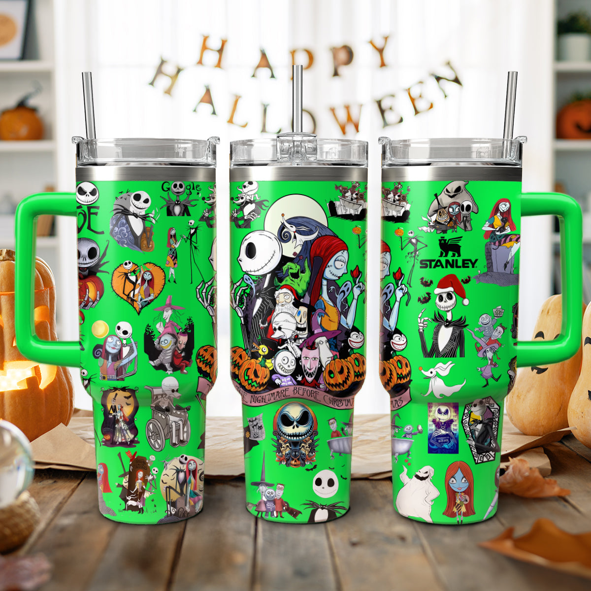 The Nightmare Before Christmas Movies Custom Stanley Cup 40 oz 30 oz Tumbler With HandleTVC2301559