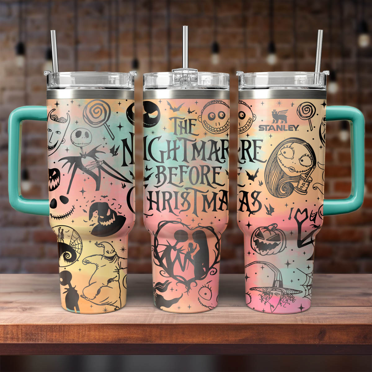 The Nightmare Before Christmas Movies Custom Stanley Cup 40 oz 30 oz Tumbler With HandleTVC2301560