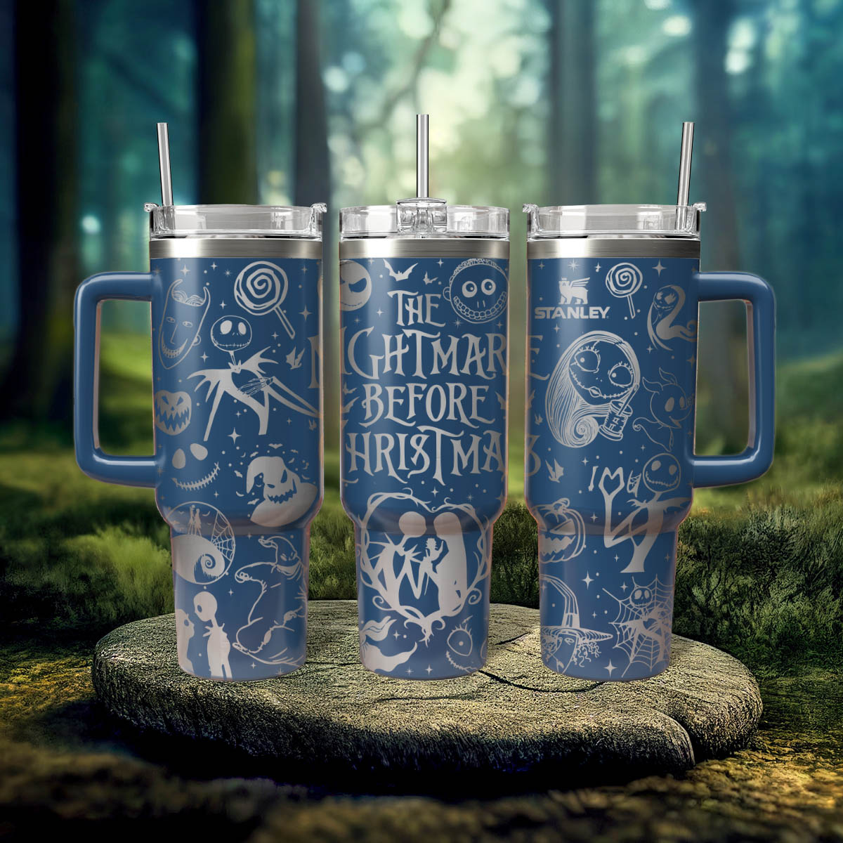 The Nightmare Before Christmas Movies Custom Stanley Cup 40 oz 30 oz Tumbler With HandleTVC2301560