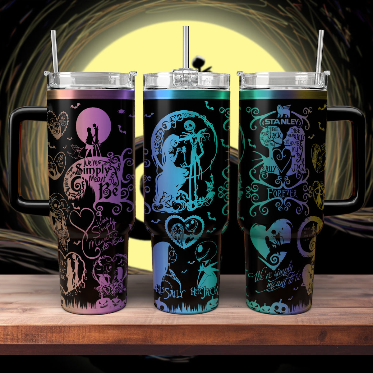 The Nightmare Before Christmas Movies Custom Stanley Cup 40 oz 30 oz Tumbler With HandleTVC2301565