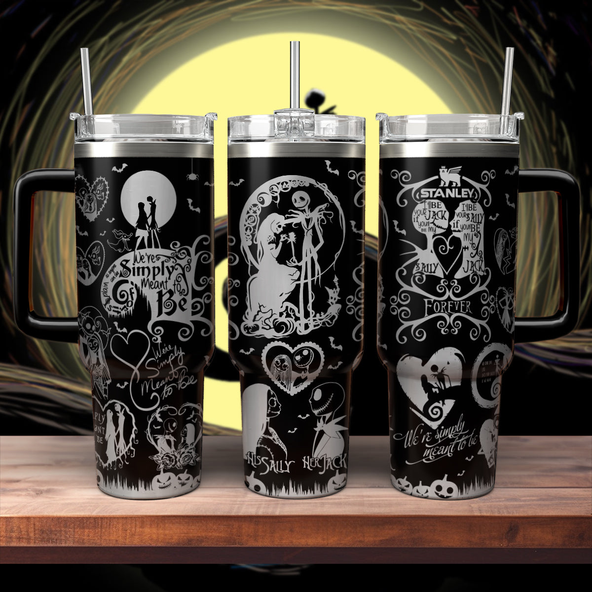 The Nightmare Before Christmas Movies Custom Stanley Cup 40 oz 30 oz Tumbler With HandleTVC2301565