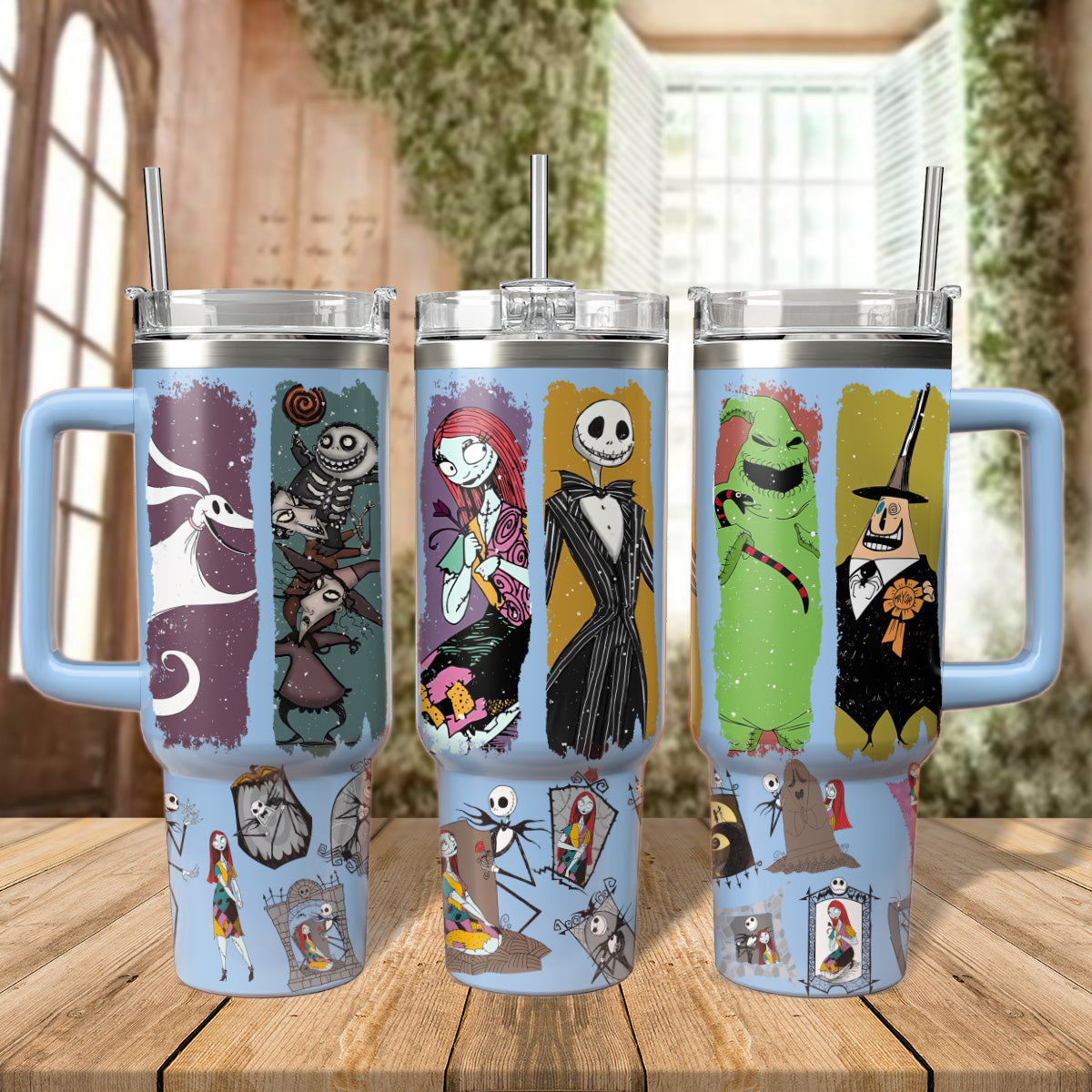 The Nightmare Before Christmas Movies Custom Stanley Cup 40 oz 30 oz Tumbler With HandleTVC2301565