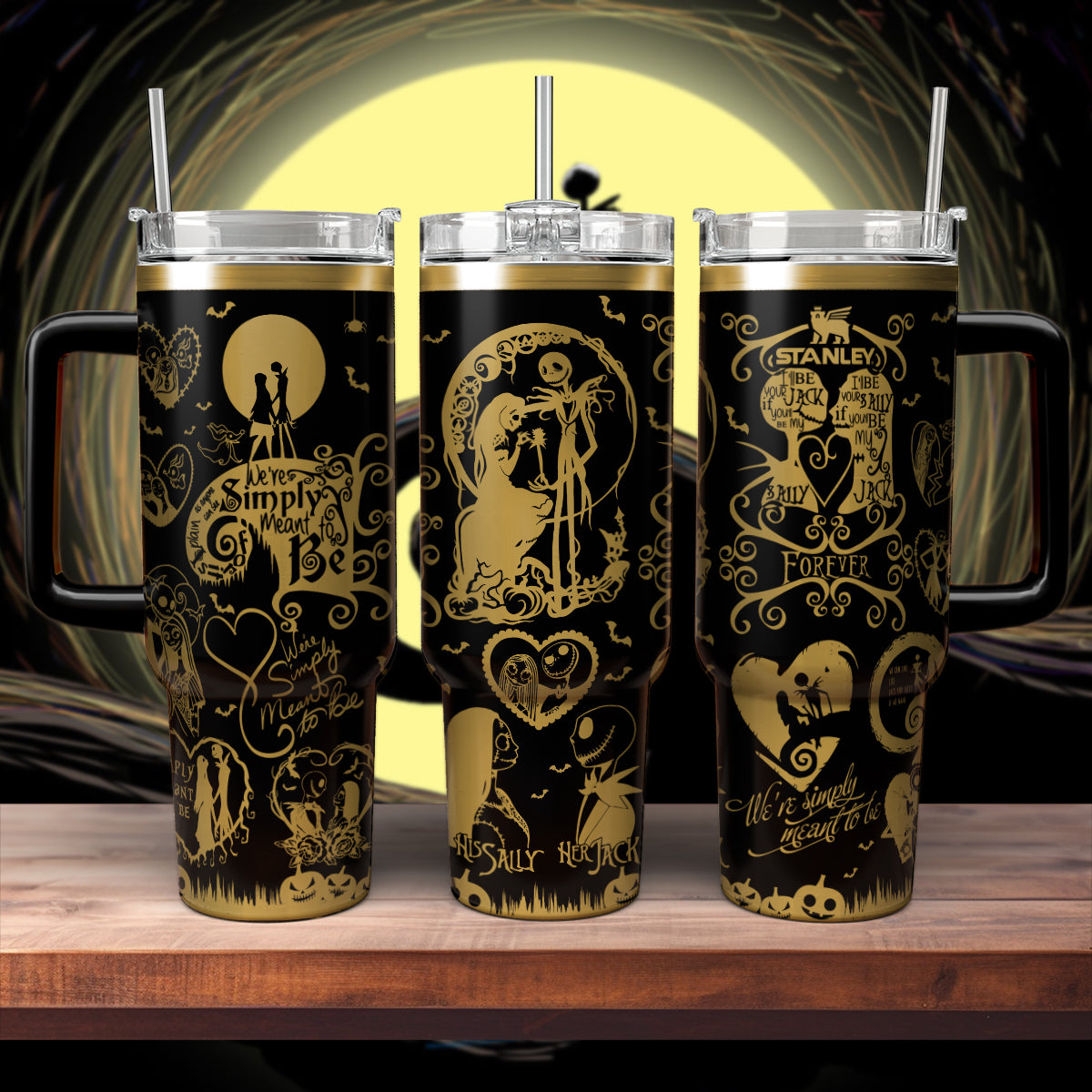 The Nightmare Before Christmas Movies Custom Stanley Cup 40 oz 30 oz Tumbler With HandleTVC2301565