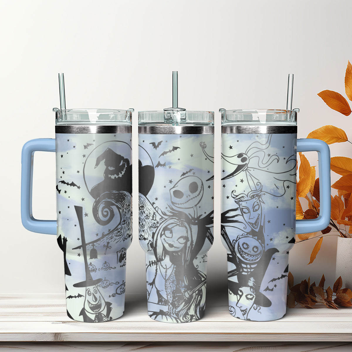 The Nightmare Before Christmas Movies Custom Stanley Cup 40 oz 30 oz Tumbler With HandleTVC2301567