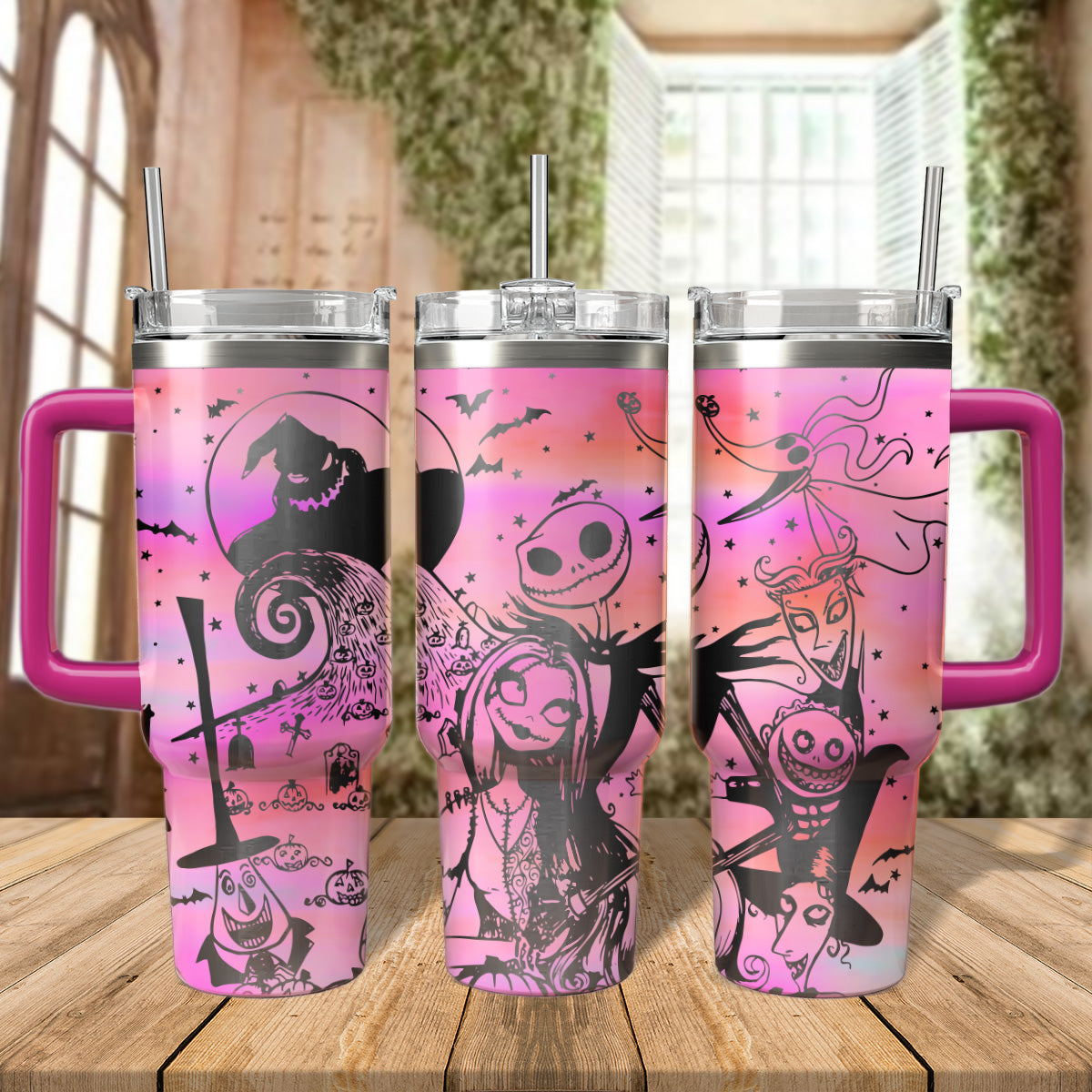 The Nightmare Before Christmas Movies Custom Stanley Cup 40 oz 30 oz Tumbler With HandleTVC2301567