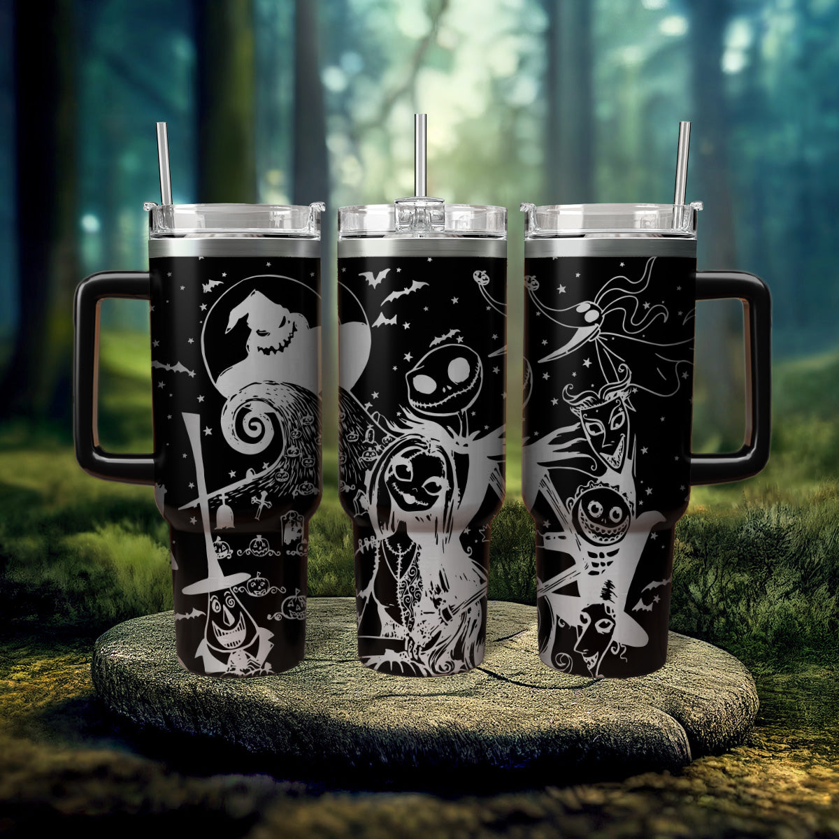 The Nightmare Before Christmas Movies Custom Stanley Cup 40 oz 30 oz Tumbler With HandleTVC2301567