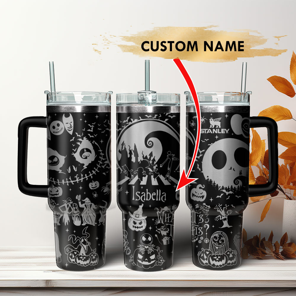 The nightmare Before Christmas Movies Custom Stanley Cup 40 oz 30 oz Tumbler With HandleTVC2301568