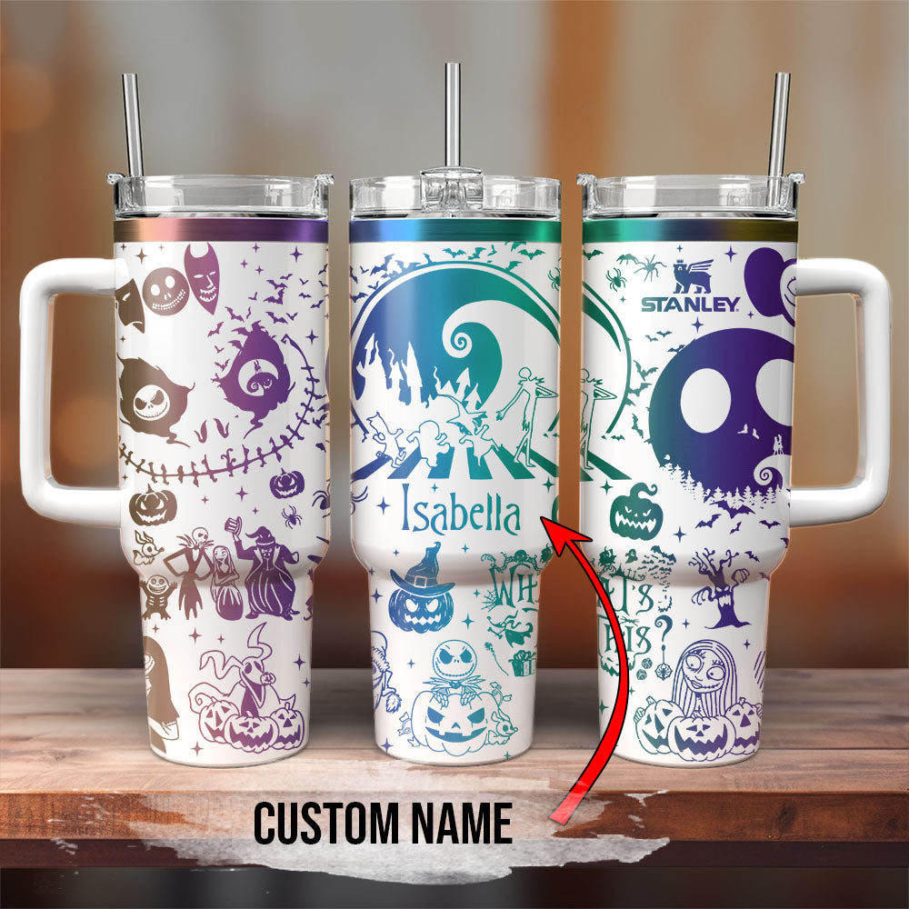The nightmare Before Christmas Movies Custom Stanley Cup 40 oz 30 oz Tumbler With HandleTVC2301568