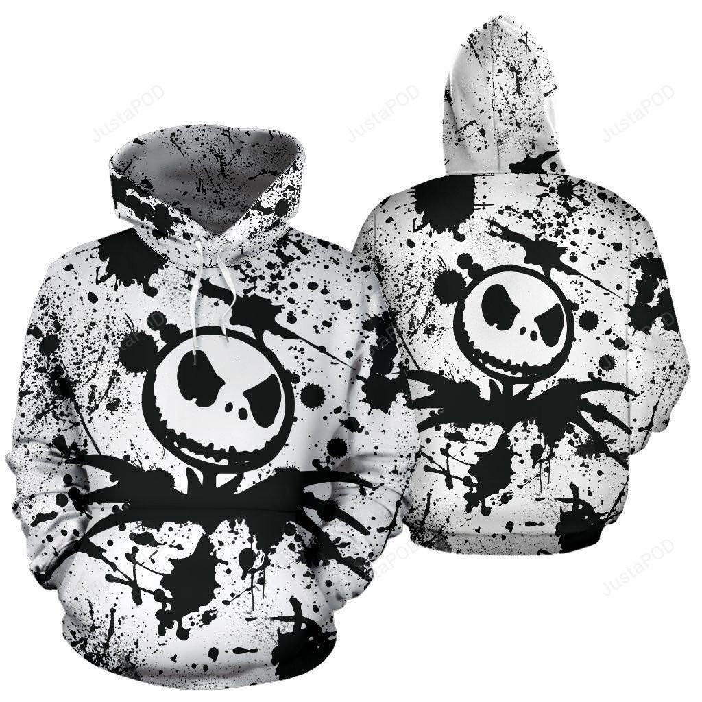 The Nightmare Before Christmas Sweater cosplay Anime cosplay costume 3D All Over Print Hoodie, Zip Hoodie