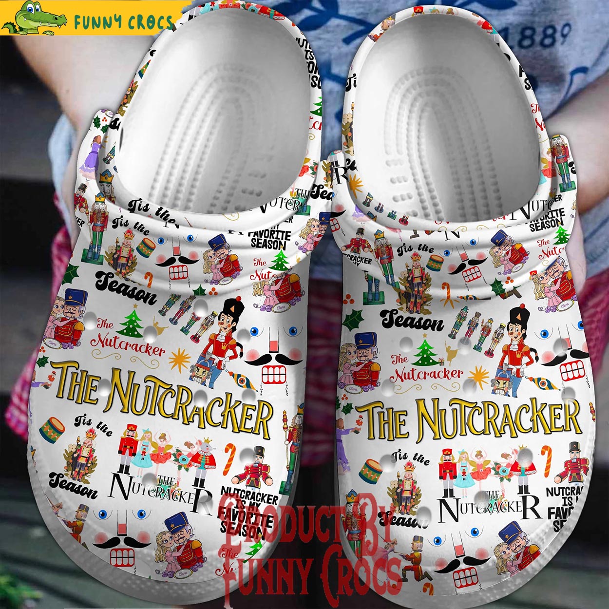 The Nutcracker Movie Christmas Crocs Crocband Clogs Shoes Comfortable For Men Women and Kids