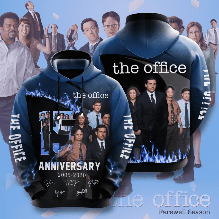 The Office 3D All Over Print Hoodie, Zip Hoodie