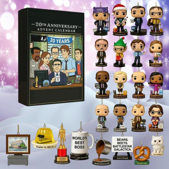 The Office Advent Calendar 2025, 20th Anniversary Christmas Countdown Advent Calendar, Holiday Decor, Gifts for Office Lovers - Image 7