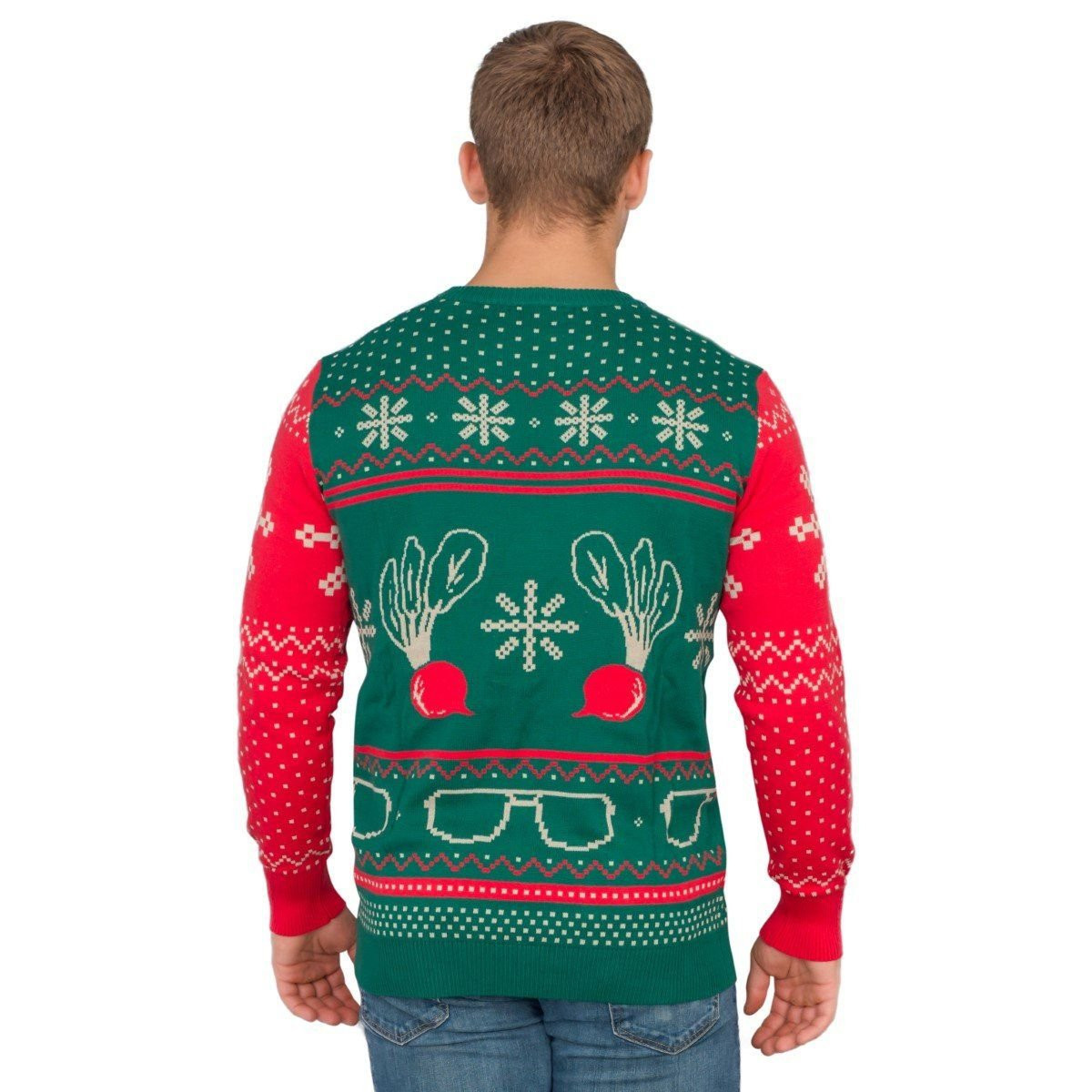 The Office Dwight Schrute Christmas Beets Ugly Christmas Sweater Adult 3D Funny Matching for family
