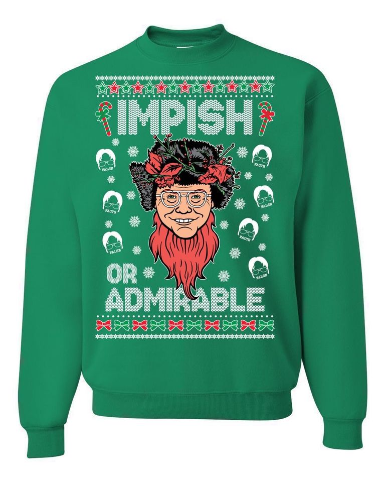 The Office Impish Or Admirable Dwight Schrute Ugly Christmas Sweater - Image 2