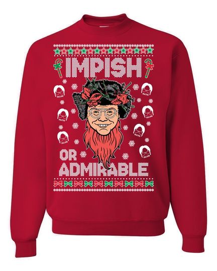 The Office Impish Or Admirable Dwight Schrute Ugly Christmas Sweater - Image 6