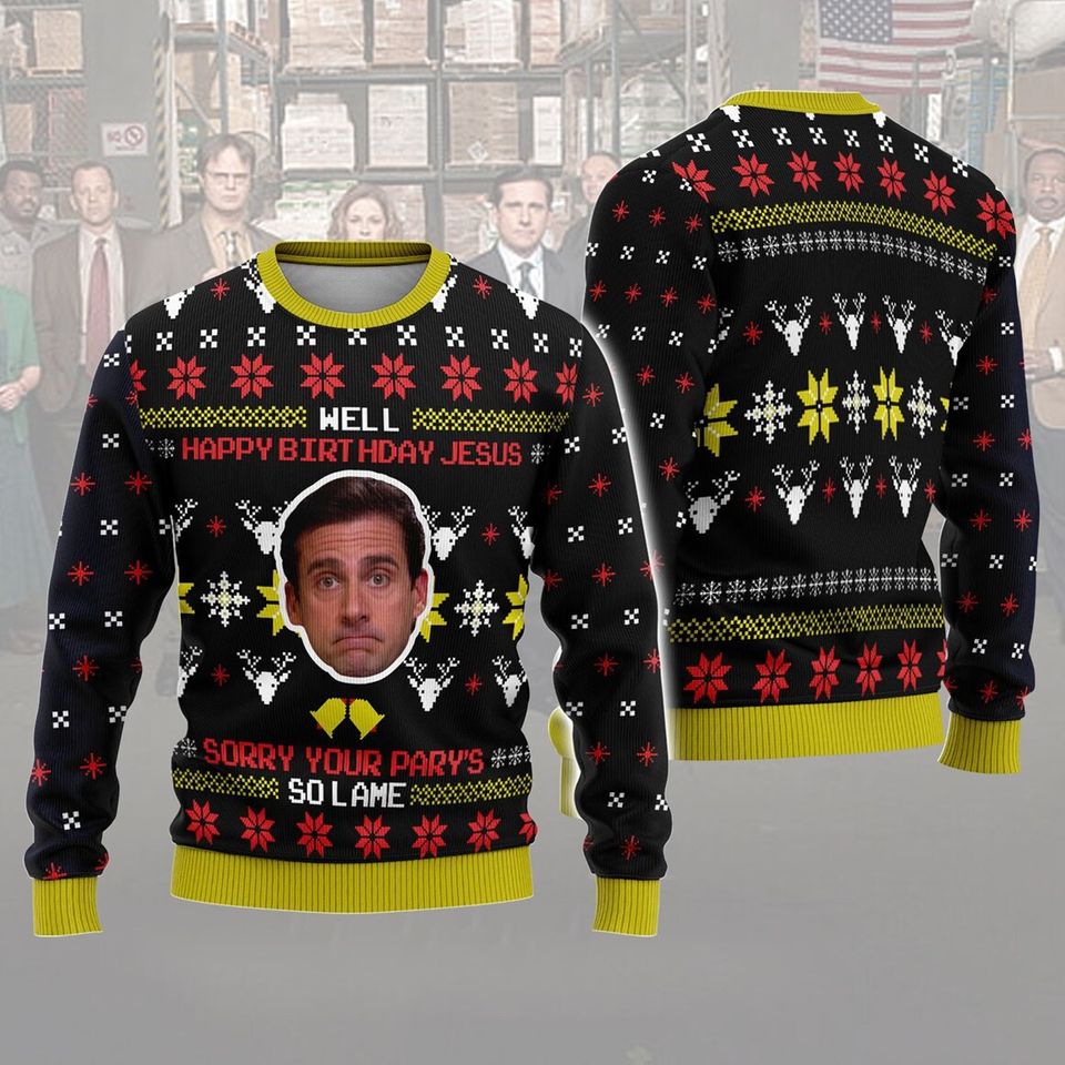 The Office Michael Scott Christmas Ugly Sweater