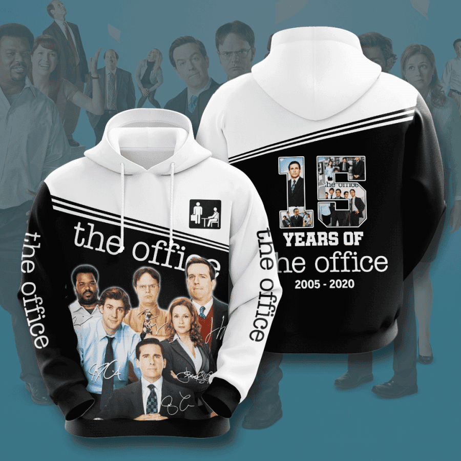 The Office Movie Character Anniversary 10 Years 3D All Over Print Hoodie, Zip Hoodie