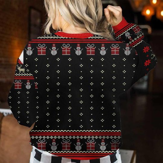 The Office Movie Christmas Sweater, Happy Birthday Jesus, Dw Schrute Ugly Sweater - Image 14