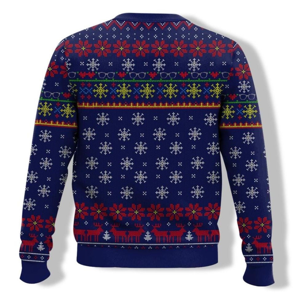 The Office Movie Ugly Christmas Sweater, Happy Birthday Jesus Sorry Your Party Is So Lame Michael Scott Sweater - Image 4