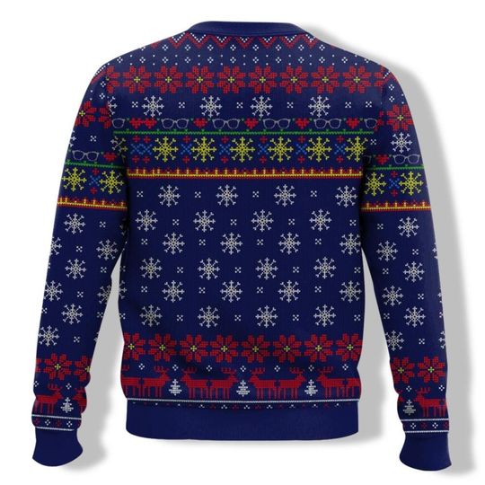 The Office Movie Ugly Christmas Sweater, Happy Birthday Jesus Sorry Your Party Is So Lame Michael Scott Sweater - Image 13