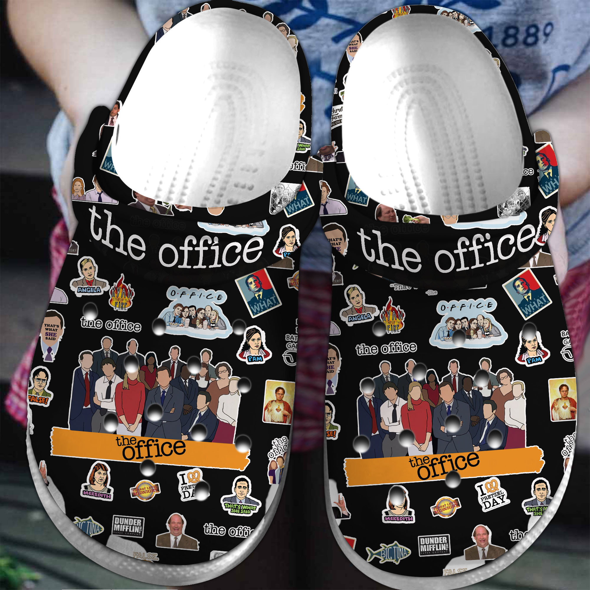 The Office TV Series Crocs Crocband Clogs Shoes Comfortable For Men Women and Kids