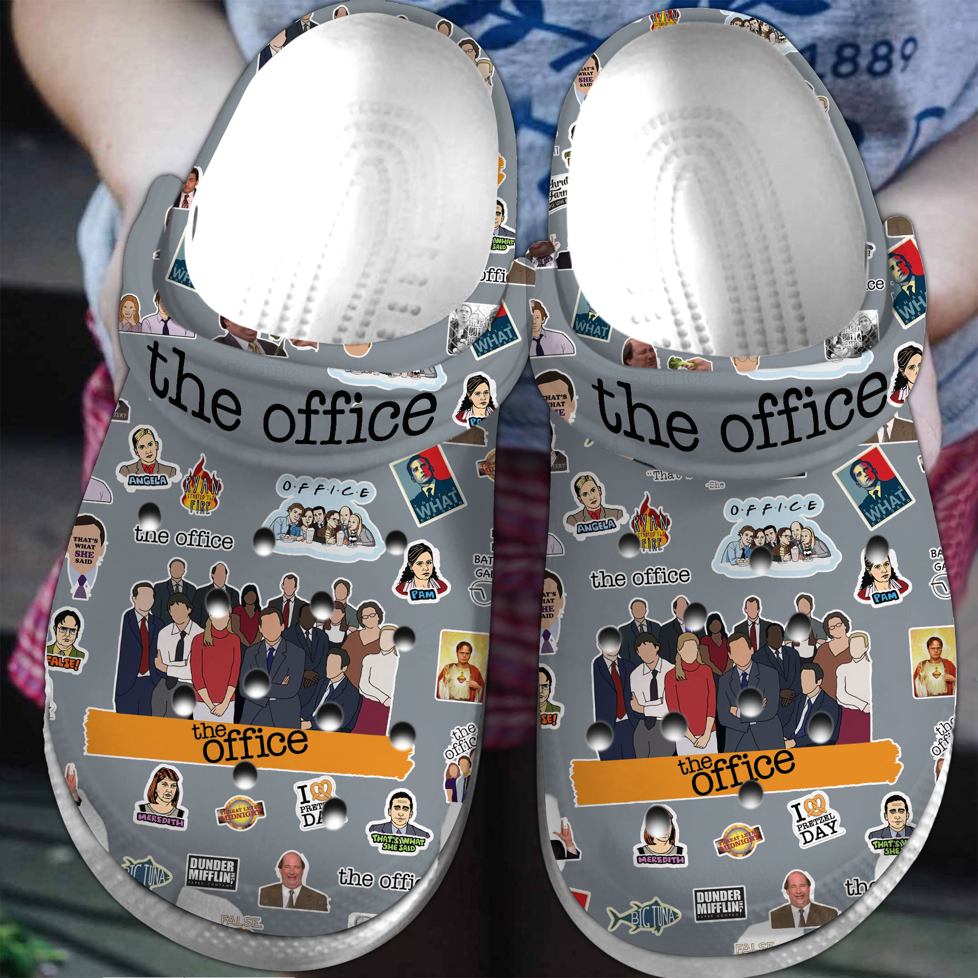 The Office TV Series Crocs Crocband Clogs Shoes Comfortable For Men Women and Kids