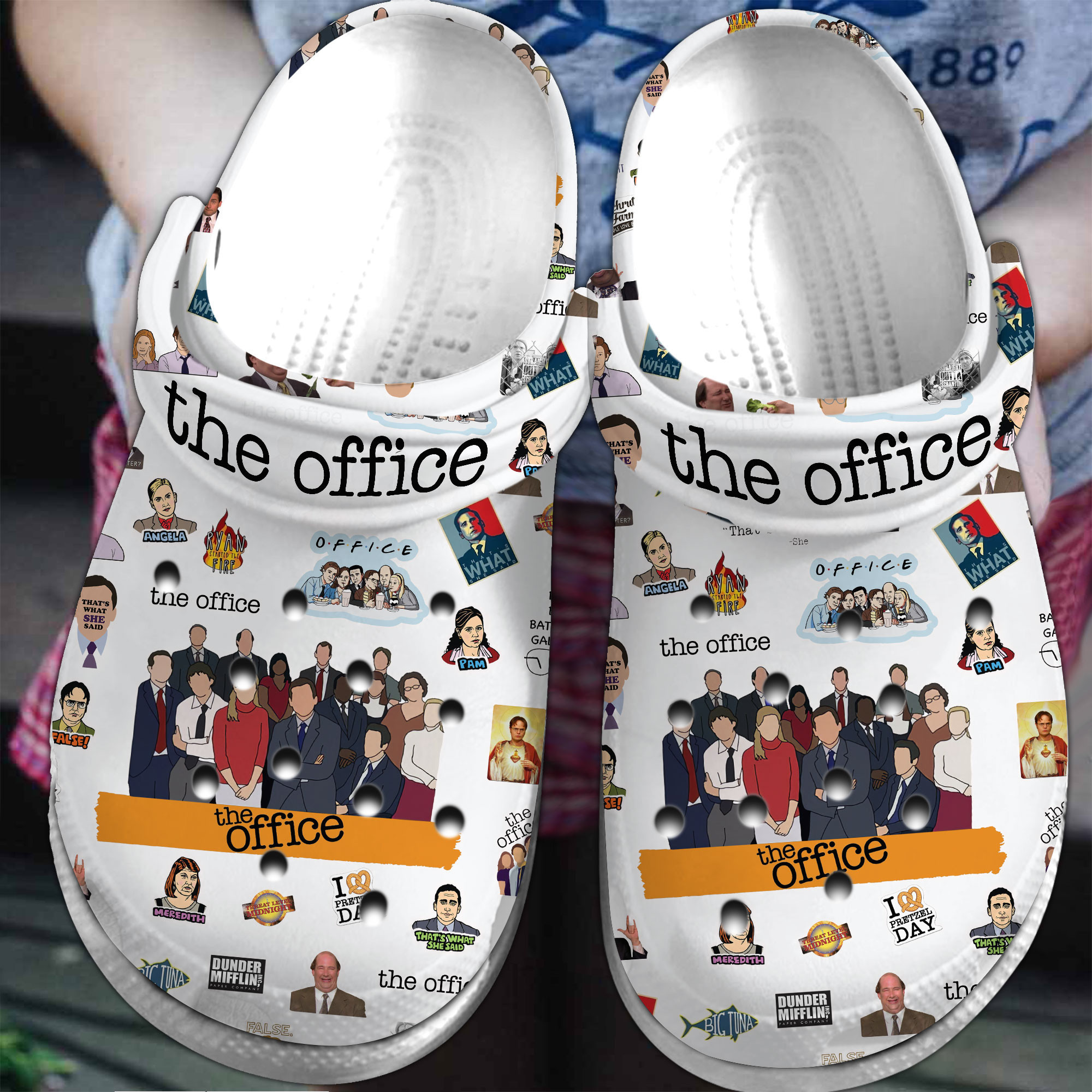 The Office TV Series Crocs Crocband Clogs Shoes Comfortable For Men Women and Kids