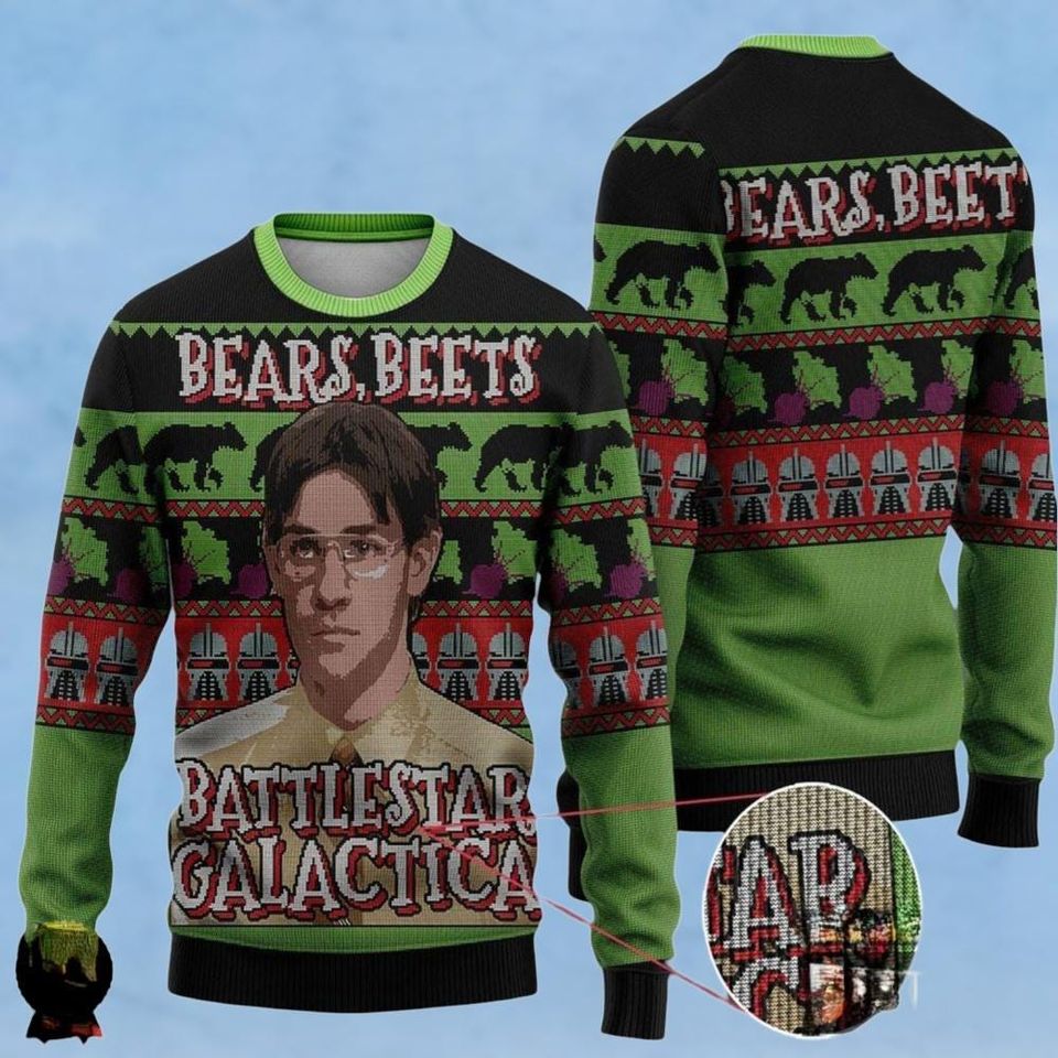 The Office Ugly Christmas Sweater, Jim Halpert Sweater, Movie Christmas