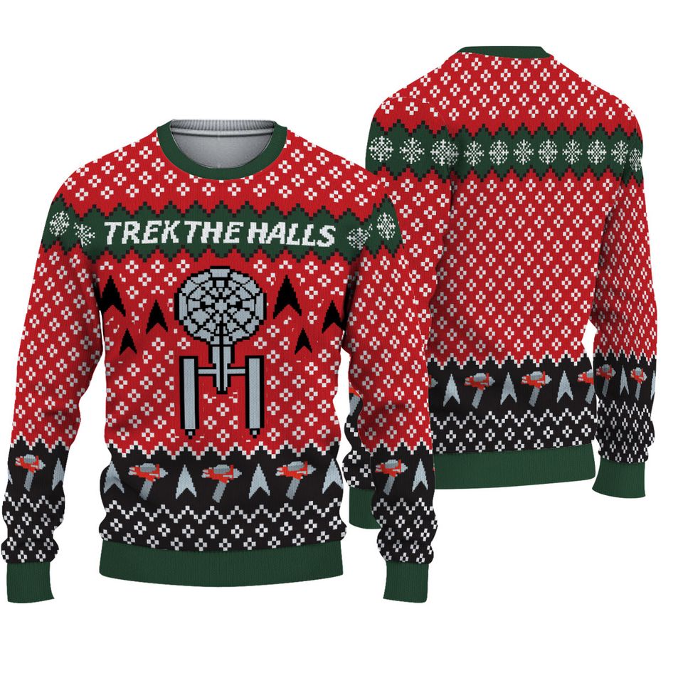 The Original Series Trek The Halls Sweater