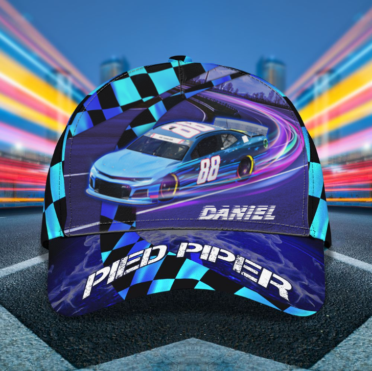 The Pied Piper Car, Sprint Car, Mud Racing Classic Cap, Custom Name Hat for Men Women Trucker Hats Custom Hats Gifts For Men & Women