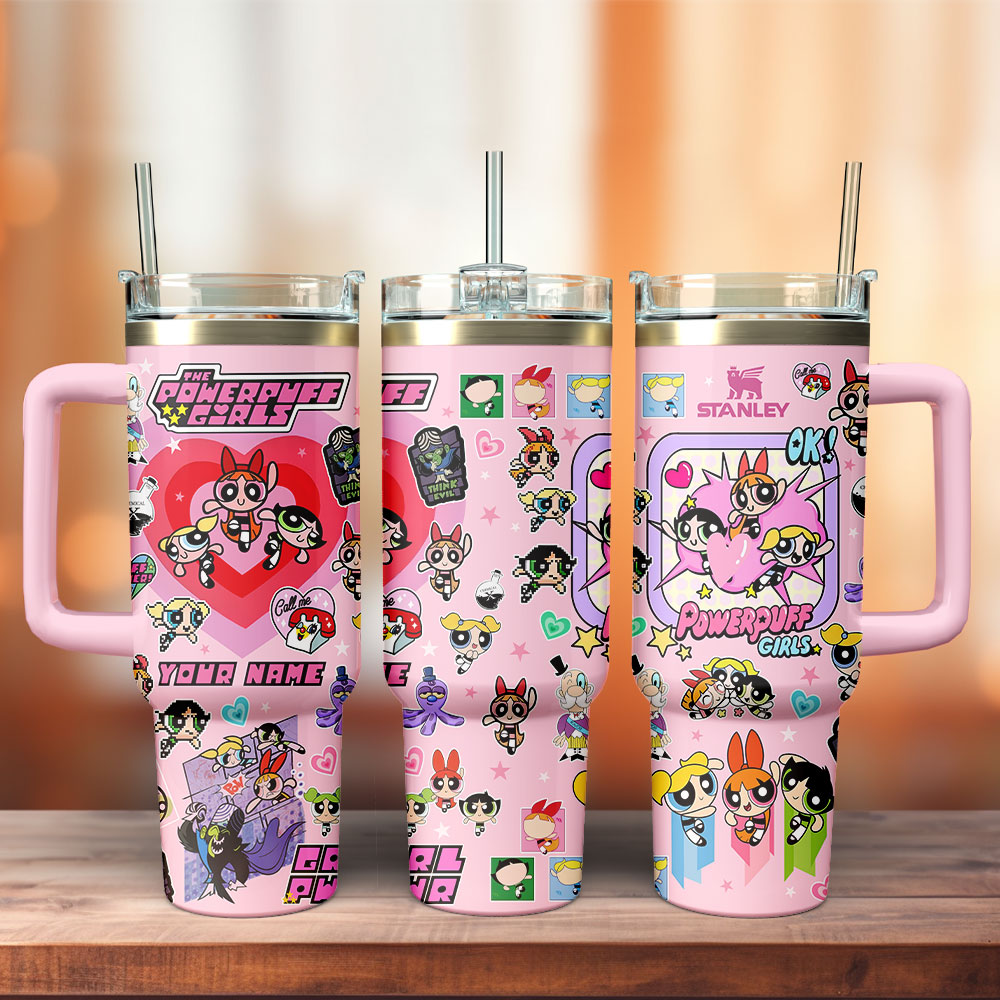 The Powerpuff Girls Custom Stanley Cup 40 oz 30 oz Tumbler With HandleTVC2301128 - Image 4