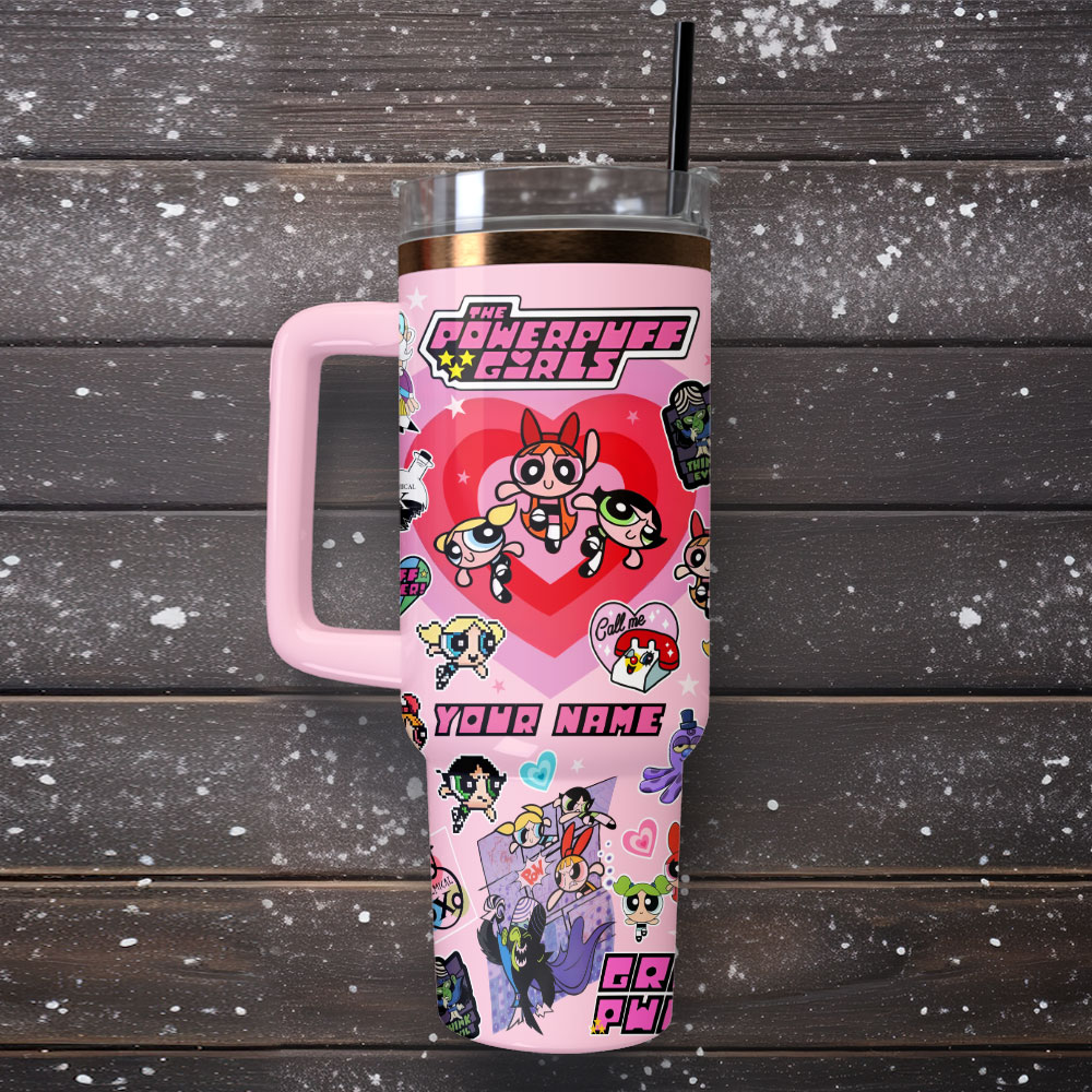 The Powerpuff Girls Custom Stanley Cup 40 oz 30 oz Tumbler With HandleTVC2301128 - Image 3